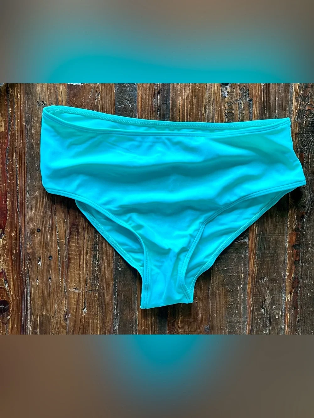 Two-piece aqua bathing suit, with Sheer Butterfly Print Camisole Top Sz M NWOT - Picture 15 of 16